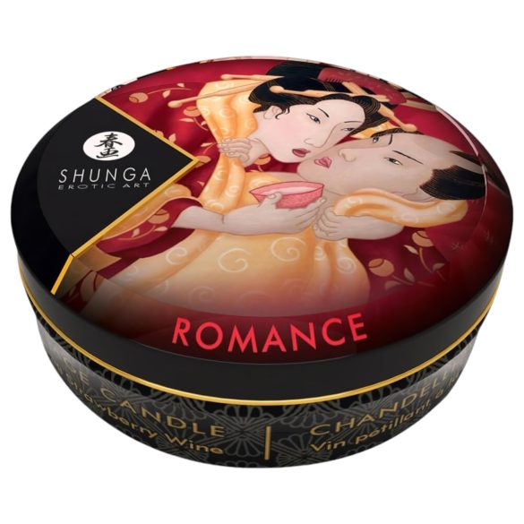 Shunga - Massagekaars - Aardbei (30 ml)