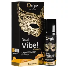 Orgie Dual Vibe! - vloeibare vibrator - Piña Colada (15 ml)