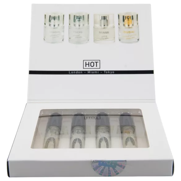 HOT LMTD - feromonen parfum set voor vrouwen - 4x5ml