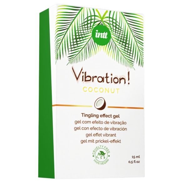 Intt Vibration! - vloeibare vibrator - kokos - 15ml