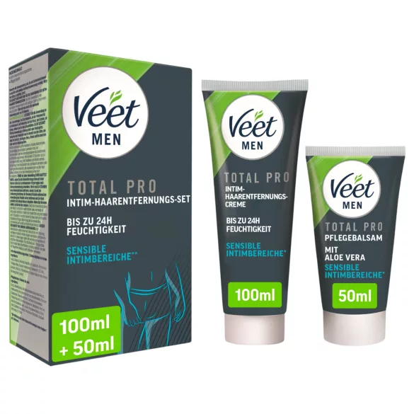 Veet - intieme ontharingscrème en balsem voor mannen (100 ml + 50 ml)