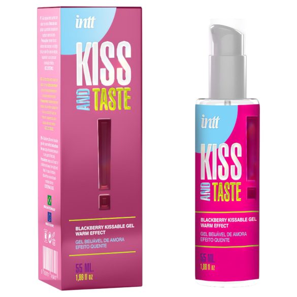 Intt Kiss and Taste - glijmiddel met verwarmend effect - bramen - 55ml