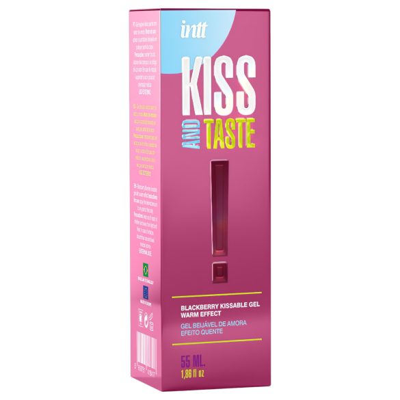 Intt Kiss and Taste - glijmiddel met verwarmend effect - bramen - 55ml