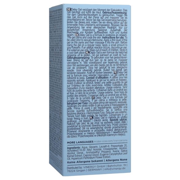 Mister Size - orgasme-vertragende gel (50ml)