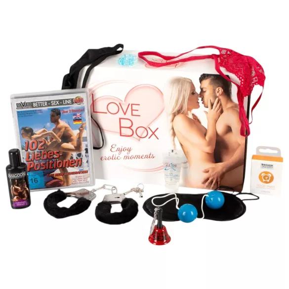 Love Box - erotisch pakket voor koppels - 15-delig