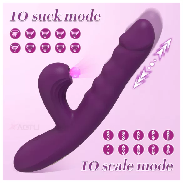 AlvUp - stimulerende G-spot vibrator (paars)