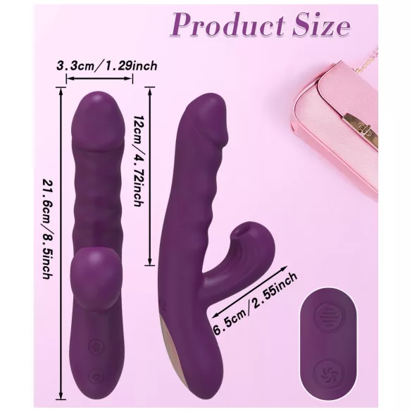 AlvUp - stimulerende G-spot vibrator (paars)