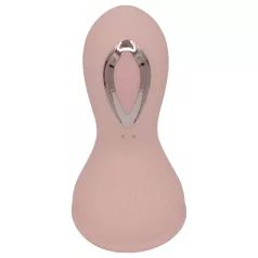   Lonely - oplaadbare tepel vibrator met zuig- en likfunctie - waterdicht - roze