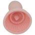 Lonely - oplaadbare, waterdichte zuig- en likvibrator voor de tepels (roze)
