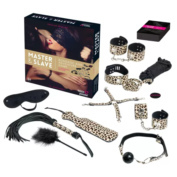 tease & please - Master & Slave - premium BDSM avonturenset voor koppels (13-delig)