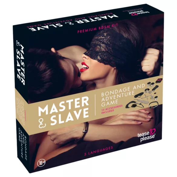 tease & please - Master & Slave - premium BDSM avonturenset voor koppels (13-delig)
