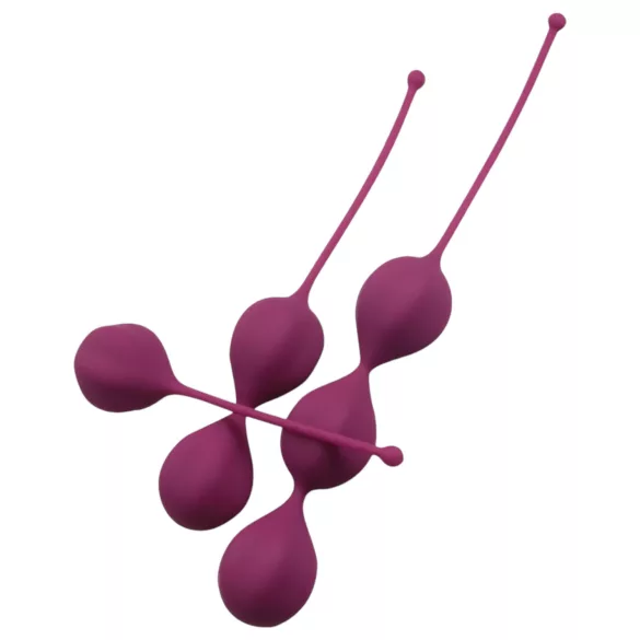 Cotoxo Belle - geishaballen set 3-delig - silicone - paars