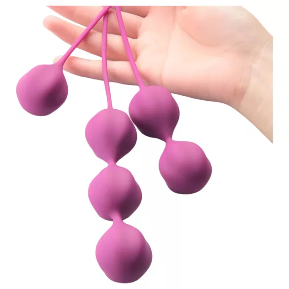 Cotoxo Belle - geishaballen set 3-delig - silicone - paars