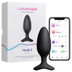  Lovense Hush 2 S - App-gestuurde anaalvibrator (38 mm, zwart)