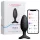 Lovense Hush 2 S - App-gestuurde anaalvibrator (38 mm, zwart)
