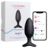Lovense Hush 2 S - App-gestuurde anaalvibrator (38 mm, zwart)