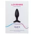 Lovense Hush 2 S - App-gestuurde anaalvibrator (38 mm, zwart)