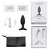 Lovense Hush 2 S - App-gestuurde anaalvibrator (38 mm, zwart)