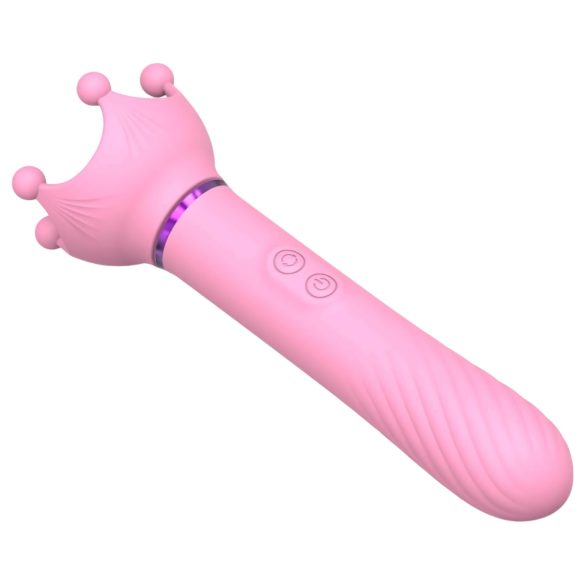Sunfo - Tepel & G-punt vibrator (roze)