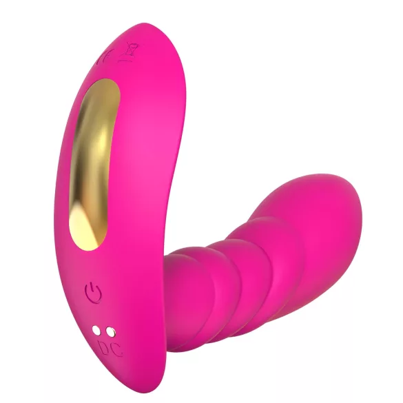 Sunfo - draagbare app-gestuurde opzetvibrator (roze)