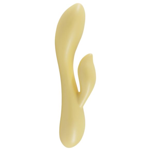 LP Jessica - slimme vibrator met clitorisstimulator (pastelgeel)