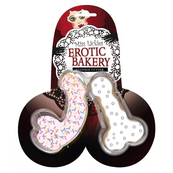 Koekjesvorm set - penis vorm - 2 stuks