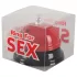 Ring for Sex - tafelbel - metaalseksbel - rood