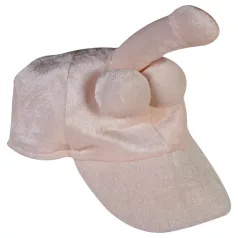   Pluche muts met penis - vrijgezellenfeest accessoire voor vrouwen