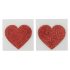 Glanzende tepelsticker - hart