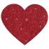 Glanzende tepelsticker - hart