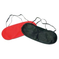 Oogmasker set - zwart - 2-delig
