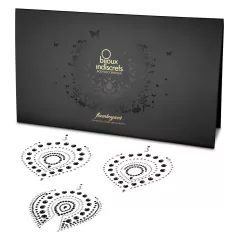 Glitter diamanten - intieme sieradenset - 3-delig - zwart