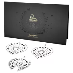 Glitter diamanten - intieme sieradenset - 3-delig - zwart