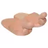 Pluche pantoffel - penisvorm - beige