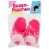 Pluche pantoffels - borstvormig - roze