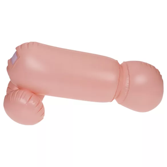 Cock Fighting - opblaasbare strap-on dildo - huidkleur