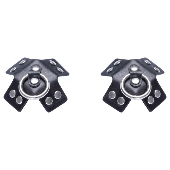 Bad Kitty - tepelstickers met piercinglook - zwart