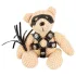 Bad Kitty - BDSM teddybeer met zweep - pluche