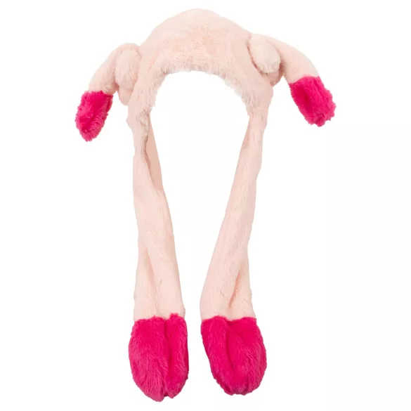 Grappige muts met bewegende oren - roze