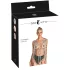 Bad Kitty - halsband en riem met schakels (zilver)