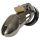 CB-6000 - Luxe peniskooi met slot (chroom)