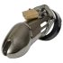 CB-6000 - Luxe peniskooi met slot (chroom)