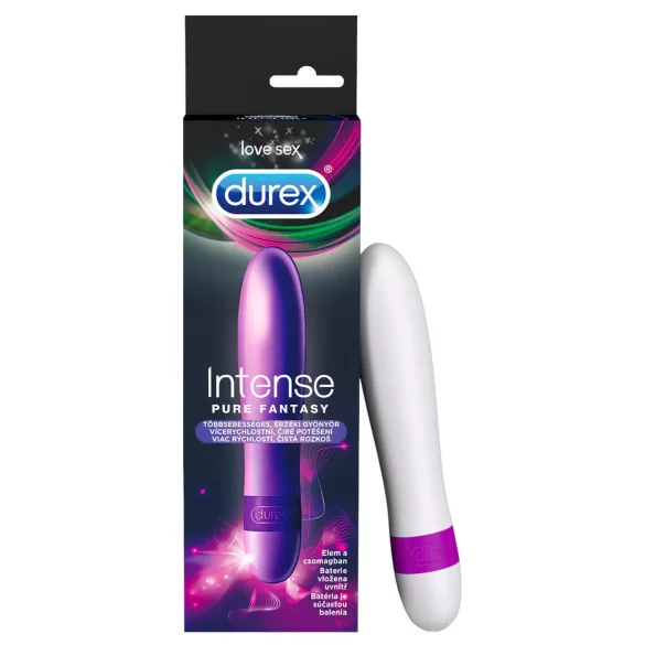 Durex Intense Pure Fantasy - vibrator staaf - wit