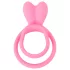 Pulselock Cocktura - konijnenstaartje paar-penisring (roze)