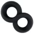 Pulselock Taur - dubbele penis- en ballenring (zwart) - 20 mm
