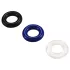 Pulselock Cirkl - TPE penisringen set, 3 stuks (gemengde kleuren)