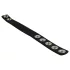 Pulselock Forge - verstelbare siliconen penisring met drukknoopsluiting (zwart) - 228 mm