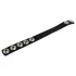 Pulselock Forge - verstelbare siliconen penisring met drukknoopsluiting (zwart) - 228 mm