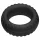 Pulselock Forge - siliconen penisring met bandpatroon (zwart) - 30 mm