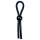 Pulselock Forge - verstelbare lasso siliconen penisring (zwart)